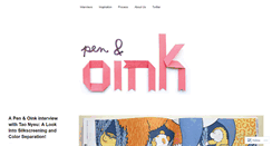 Desktop Screenshot of penandoink.com